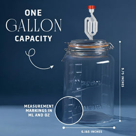 Kitchentoolz ounce and milliliter markings aid precise ingredient tracking.