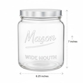 kitchentoolz 64oz jar ideal for pantry organization and bulk ingredients