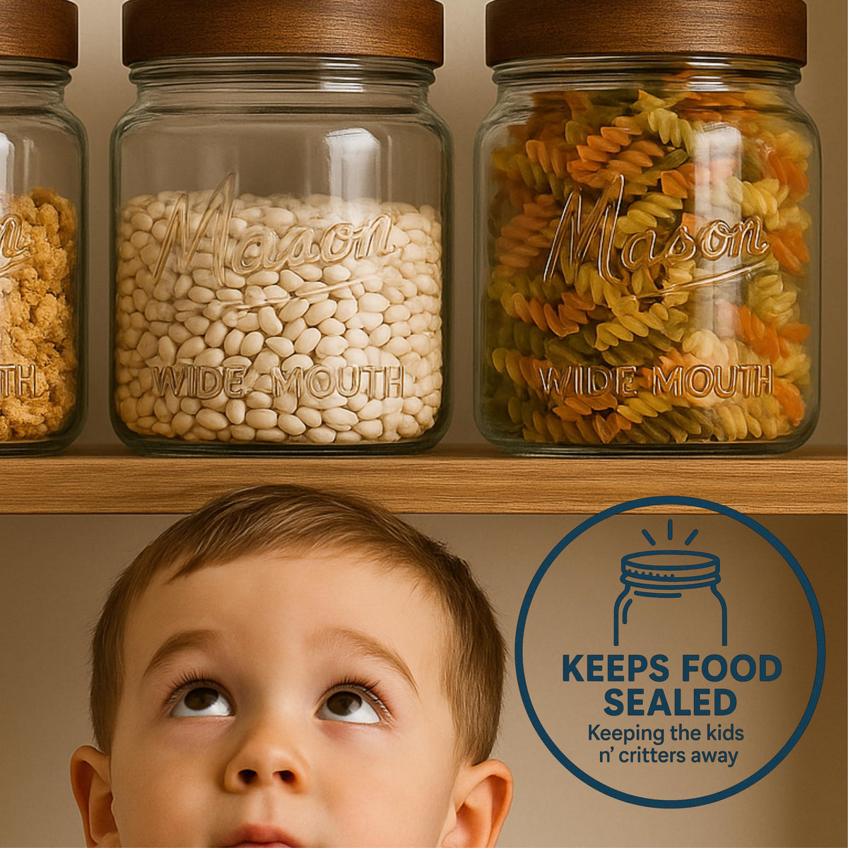 Kitchentoolz pantry organization keeps ingredients visible and accessible.