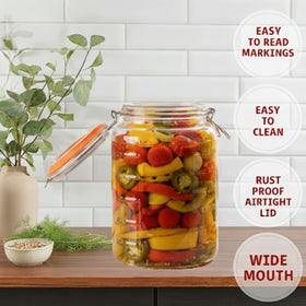 Kitchentoolz thick glass construction ensures durable, long-lasting use.