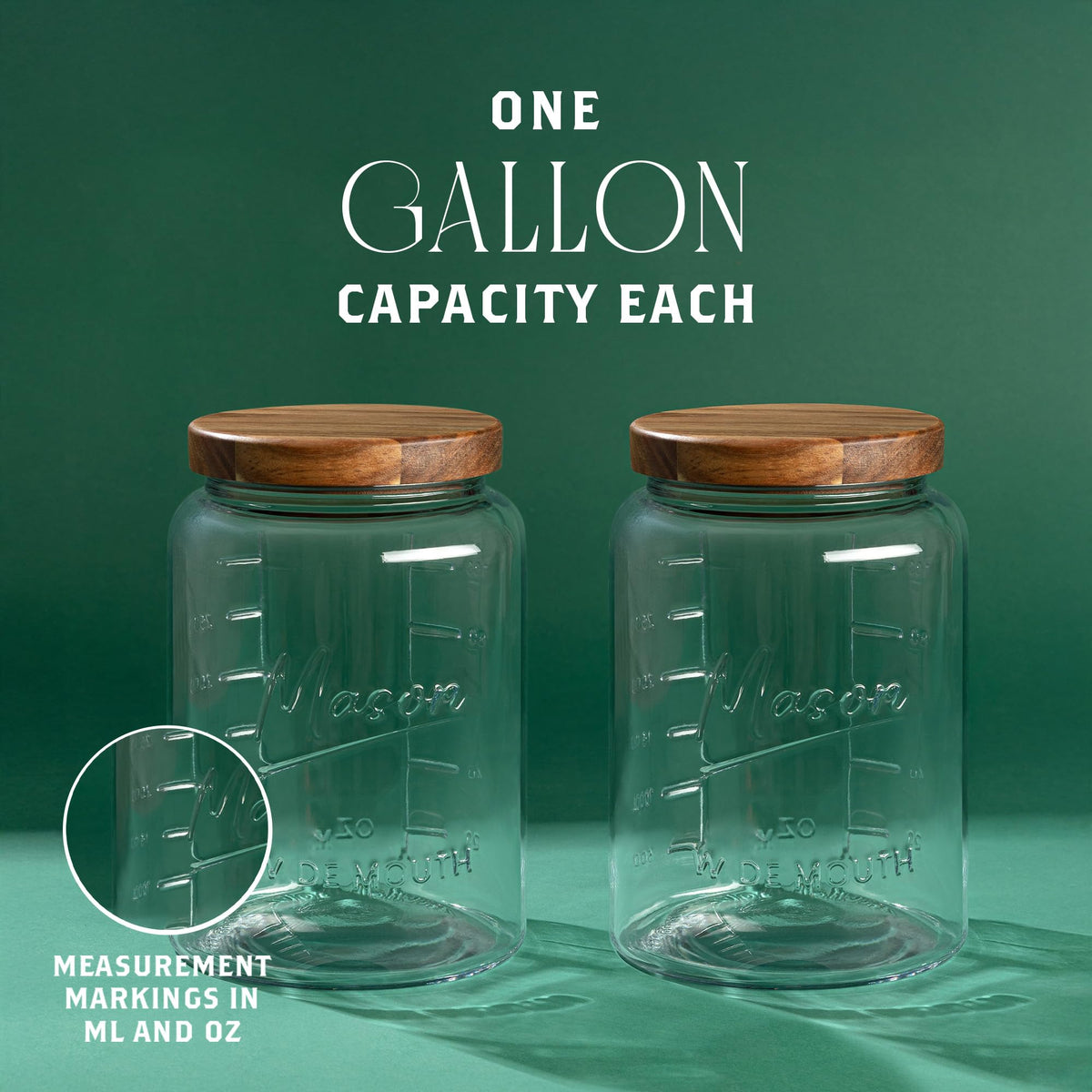 Kitchentoolz wide-mouth opening enables easy filling and cleaning.
