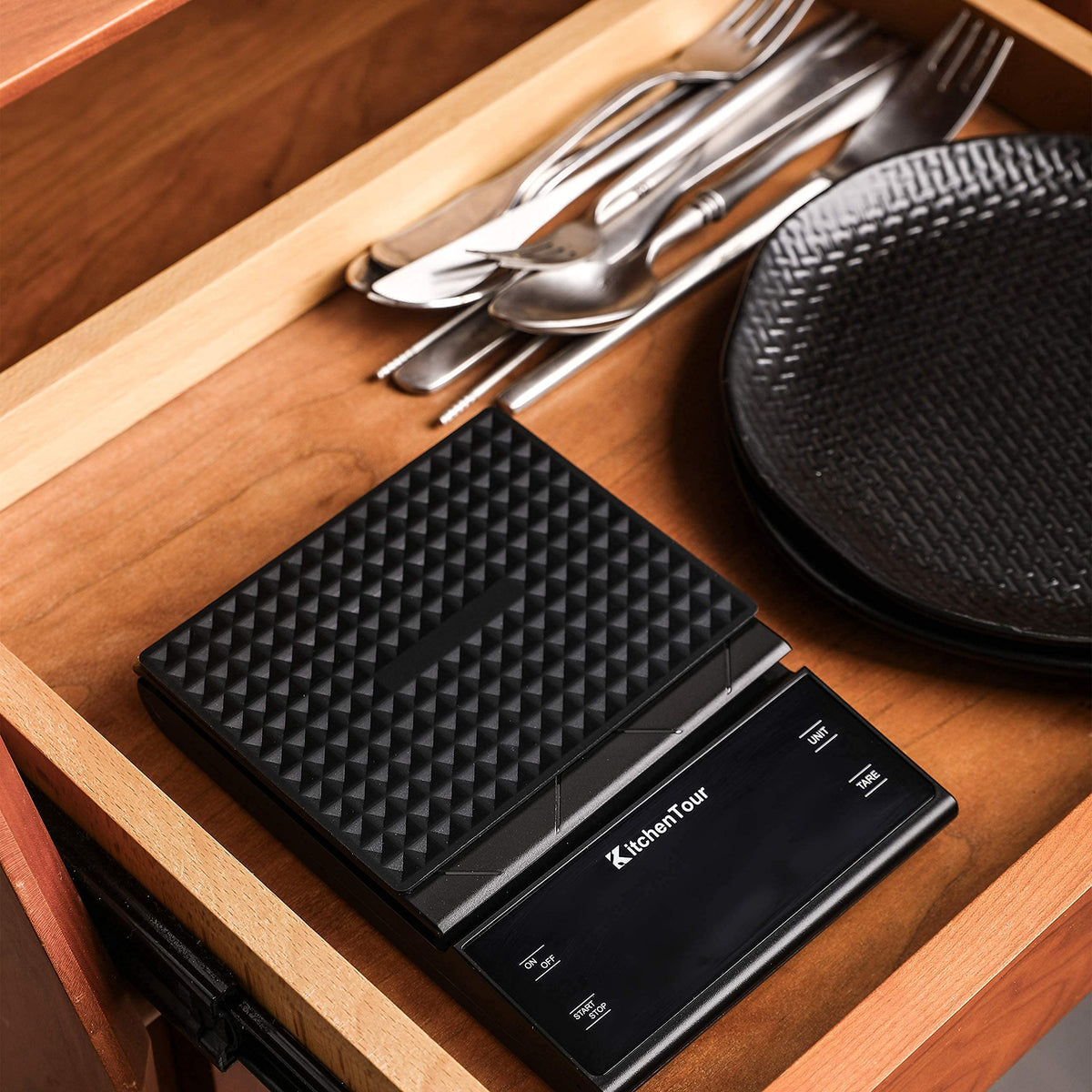 KitchenTour EK6012 durable ABS frame with non-slip pad improves stability.
