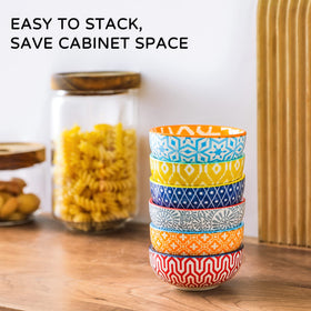 KitchenTour stackable dip bowls easy to store and clean after meals.