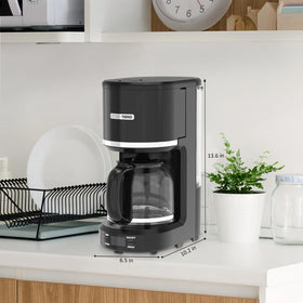 KITCHENTREND compact design fits under cabinets for space-saving brewing.