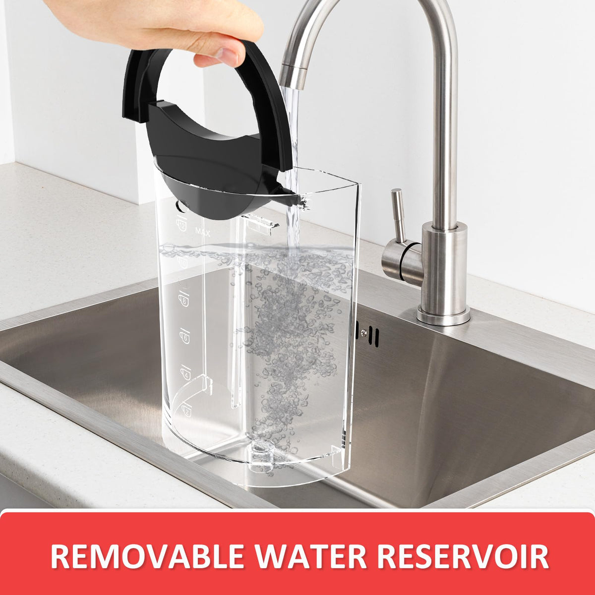 KITCHENTREND reusable filter basket showcases permanent filter for clean brewing.