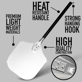 Kitchenware King durable aluminum base offers light weight and great heat conduction.