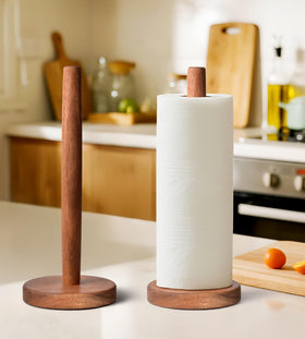 KitchLife stylish kitchen décor with natural wood grain