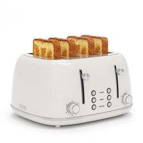 KITCHMIX 4-slice toaster with wide slots ideal for bagels and waffles