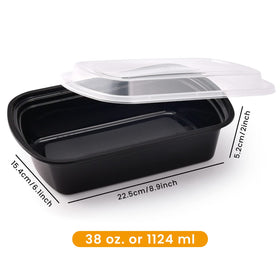 Kitch’nMore leak-proof lids keep foods secure in fridge or freezer.