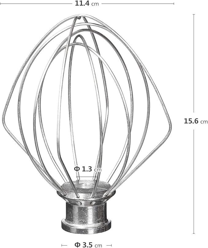 KITCHPOWER K45WW wire whip whipping eggs for light, fluffy textures.