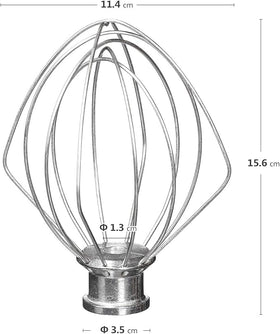 KITCHPOWER K45WW wire whip whipping eggs for light, fluffy textures.