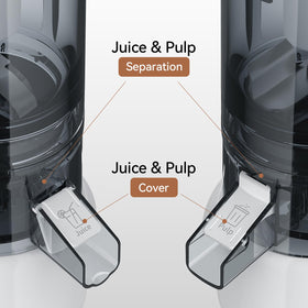 KITCHTREE anti-drip cover prevents spills during juicing.