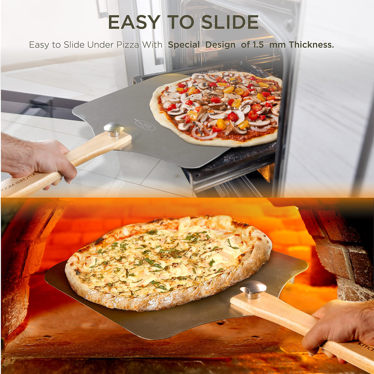 KITCHUS MOON foldable wooden-handle design saves kitchen space