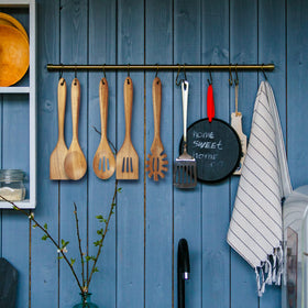Eco-friendly, durable KITEISCAT wooden utensils for long-lasting use