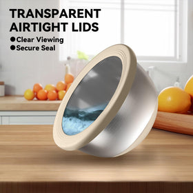 KITEISCAT bowls showing internal measuring markings for precise ingredient addition