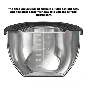 KITEISCAT bowls with internal measuring marks for accuracy