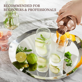 KITESSENSU dishwasher-safe shaker for easy cleanup after entertaining