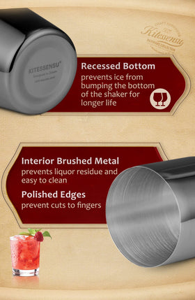 KITESSENSU leak-proof design keeps liquids contained during shaking