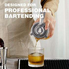 KITESSENSU professional bartending glass elevates home bar presentation.