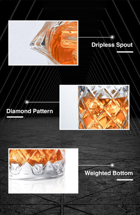 KITESSENSU seamless construction mixing glass for smooth pours and quiet stirring.