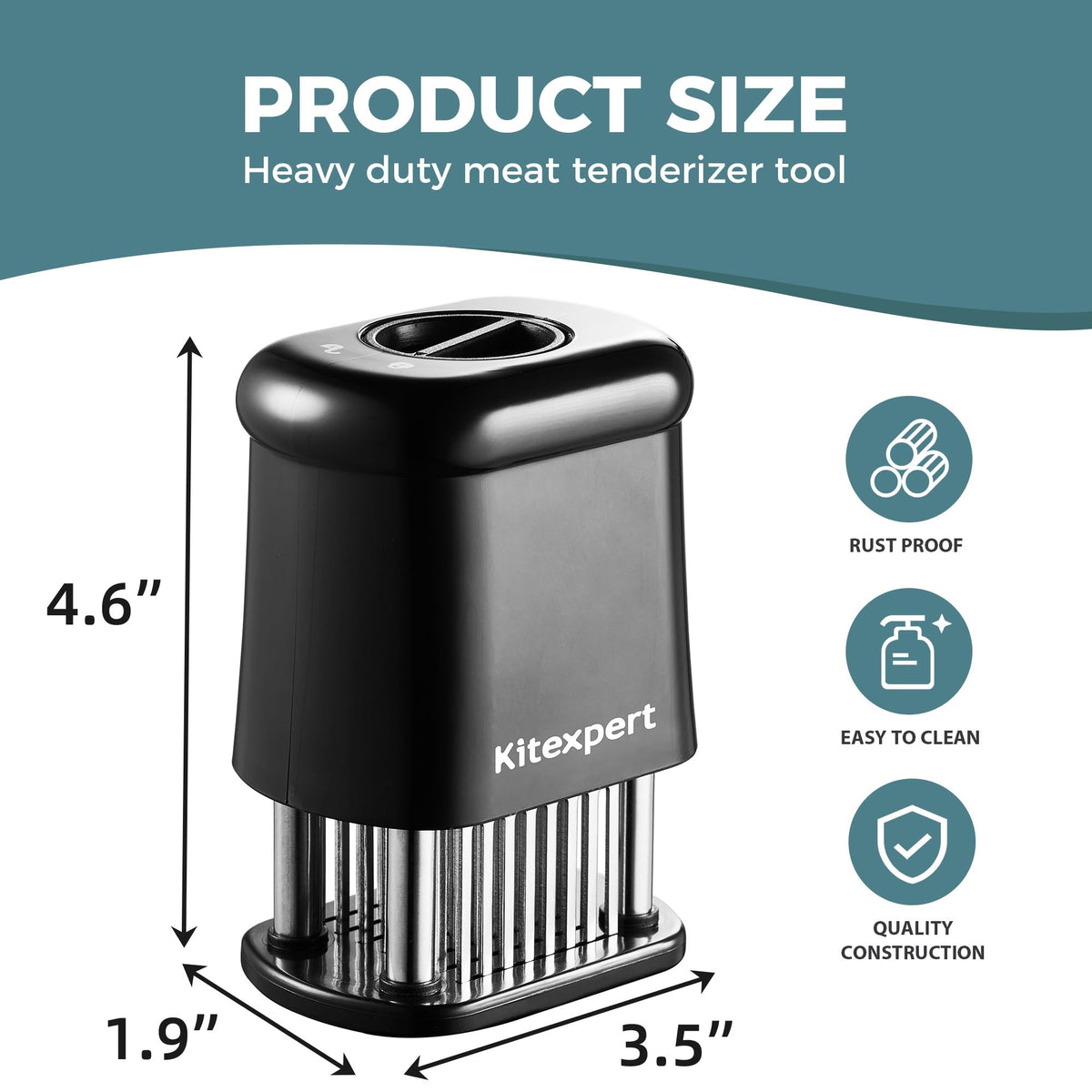 KITEXPERT compact design fits neatly on the countertop