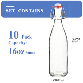 Bottle with funnel and accessories to simplify transfer and cleanup.