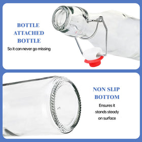 Label-ready bottle with optional stickers and marker for organization.