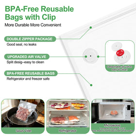 KITHELP Vacuum Sealer in daily use preserves leftovers and produce.