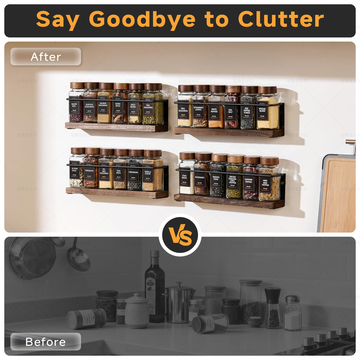 KitHero adhesive no drill installation is renter friendly