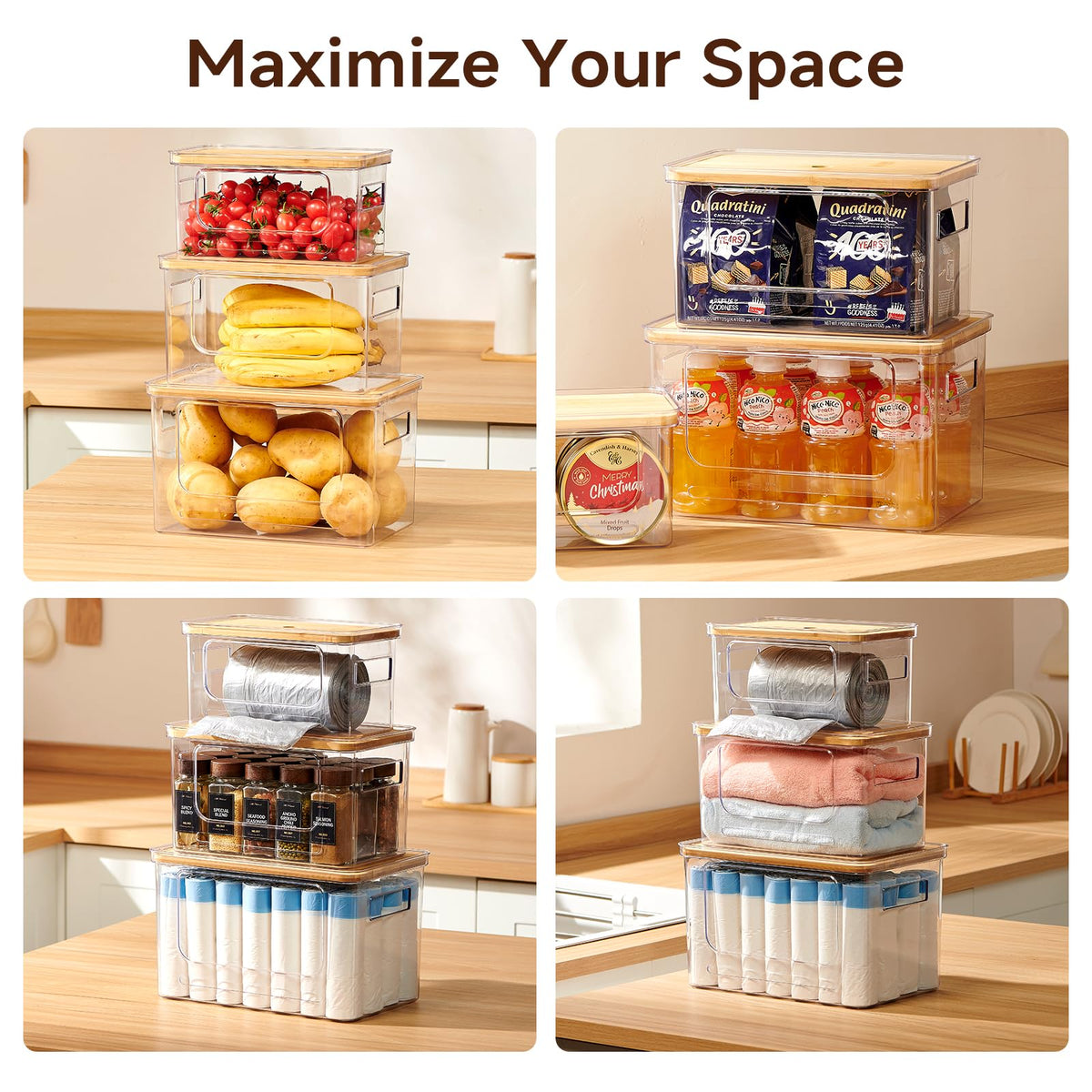 KitHero versatile storage solution for kitchen, pantry, and laundry.