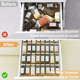 KitHero spice jars with lids for secure storage and freshness
