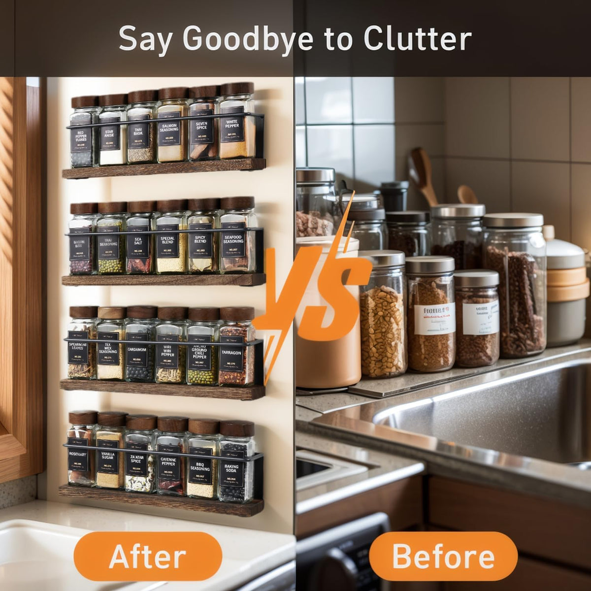 KitHero 216 spice labels plus 32 blanks help customize and identify spices quickly.
