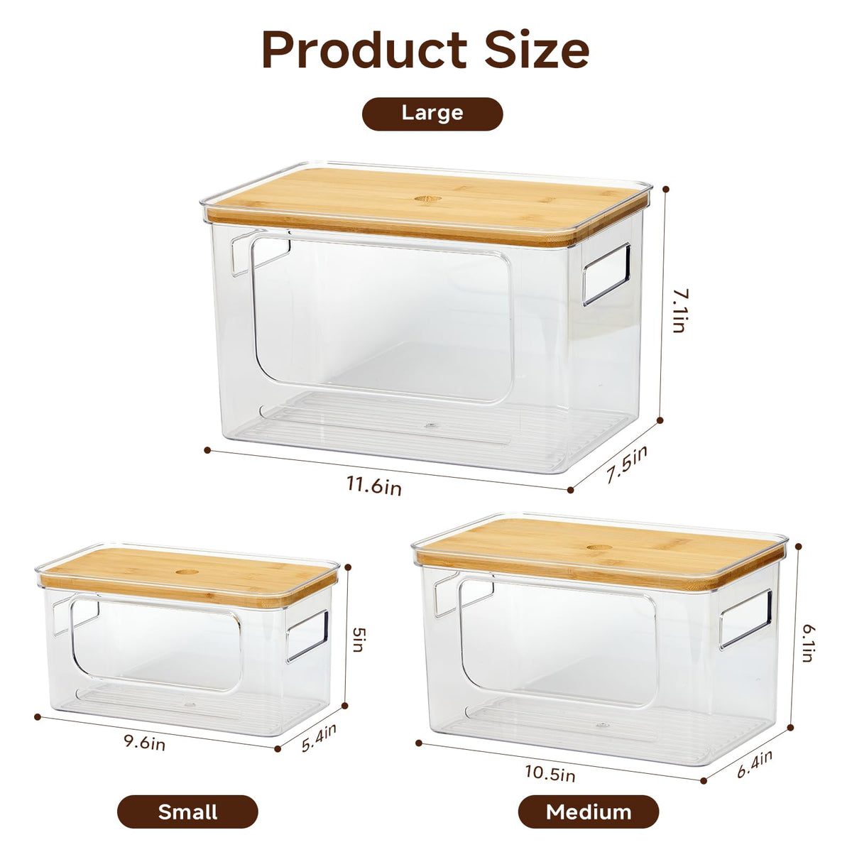 KitHero stackable acrylic dispenser with bamboo lid adds work surface.