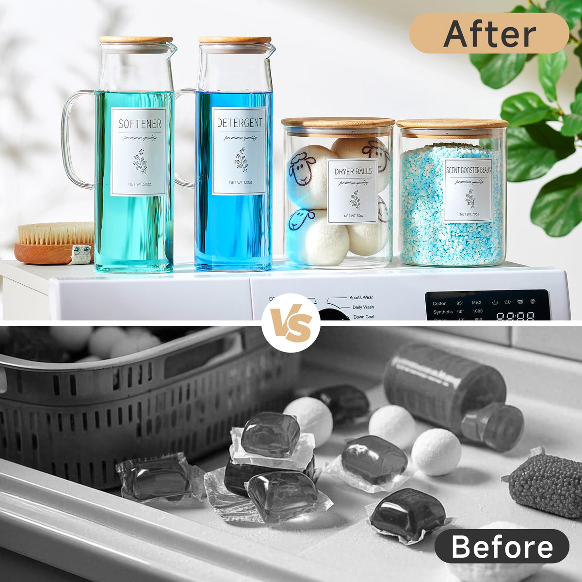 KitHero transparent design lets you see contents at a glance.