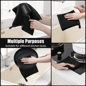 Kitinjoy hanging hook design keeps towels dry between uses.