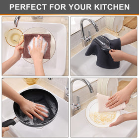 Kitinjoy ultra-soft fibers ideal for delicate dish drying.