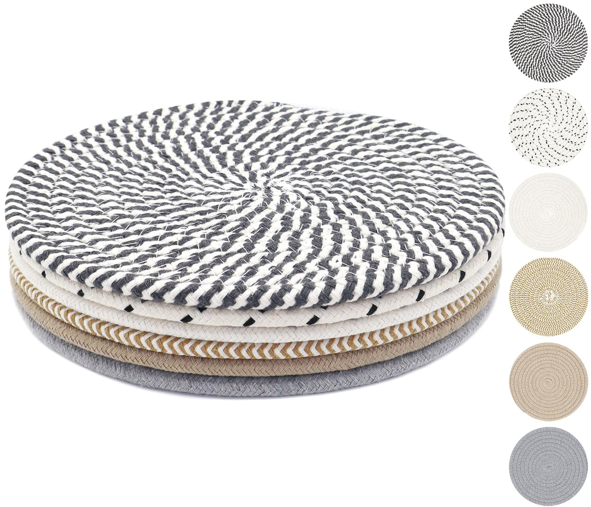 KITLAB 10 Inch Trivet under a plate protects surfaces and adds clean style.