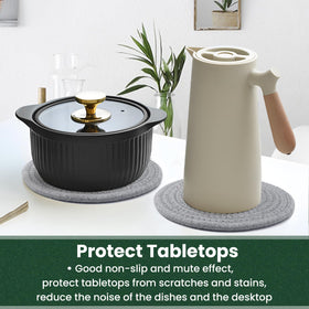 KITLAB 8-inch trivet adds rustic charm to kitchen decor.