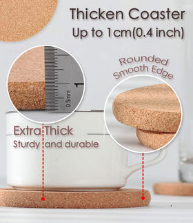 KITLAB cork trivet used as drying mat or coaster in kitchen