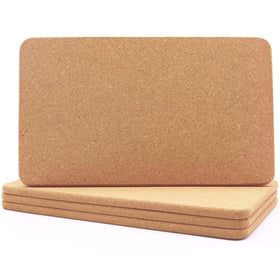 KITLAB Cork Trivet rectangular hot dishes protects surfaces from heat and scratches.