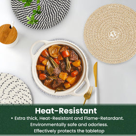 KITLAB round trivet protects countertops and adds farmhouse decor