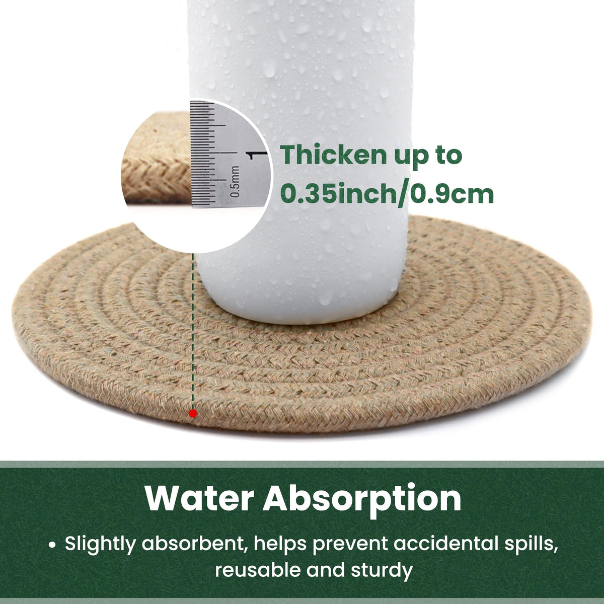 KITLAB heat-insulating trivet reduces heat contact on the table