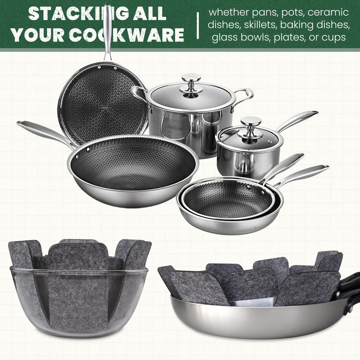 KITLAB protectors are washable and easy to clean, maintaining appearance through regular kitchen chores
