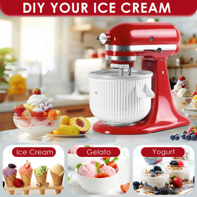 KITOART delivers velvety ice cream texture through steady churning.