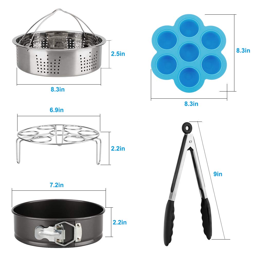 Kitoolbase silicone cooking pot mitts protect hands during pressure cooking.