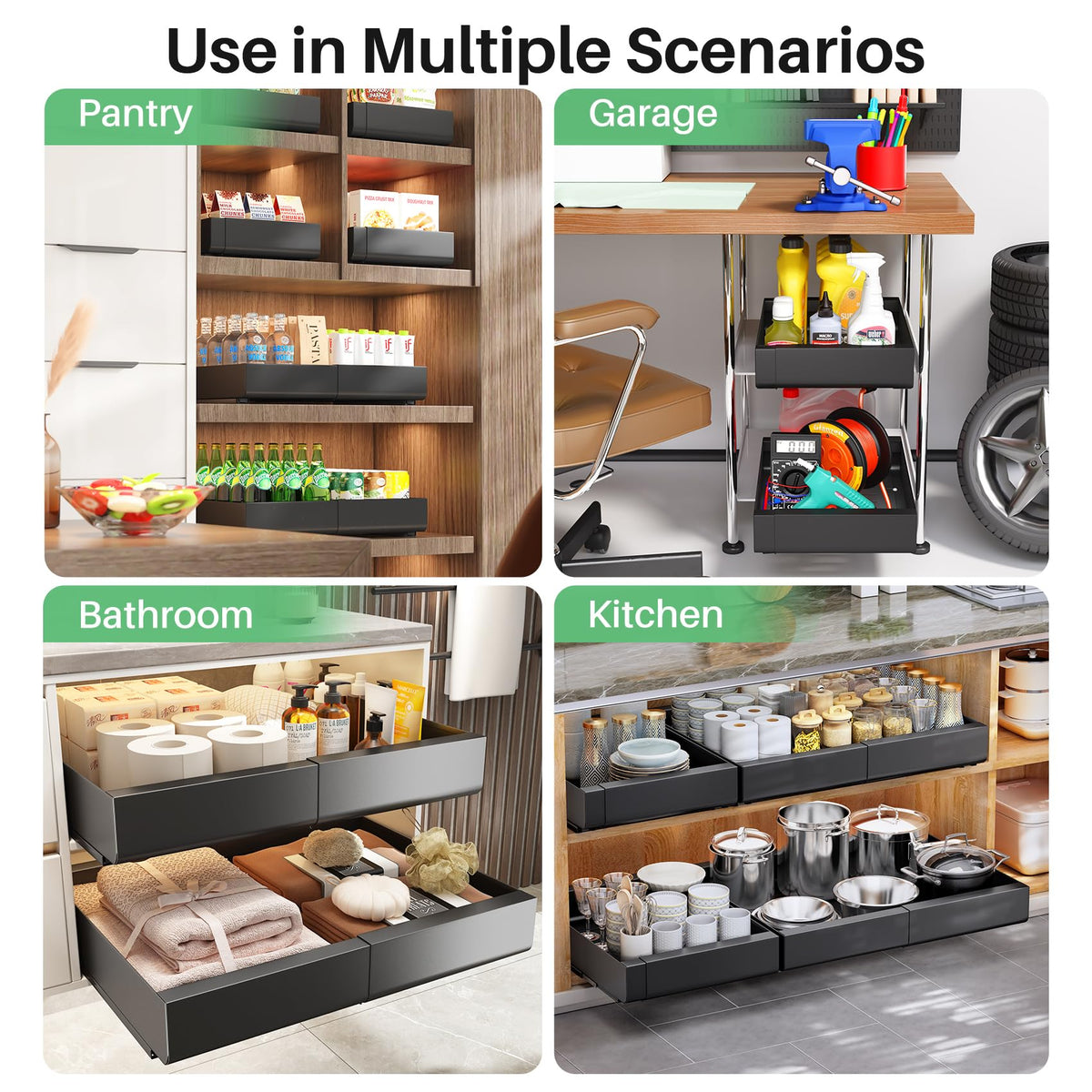 Kitstorack extendable width 12-20 inches fits most cabinets