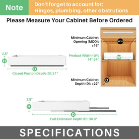 Kitstorack heavy-duty three-rail system delivers a smooth, stable glide for heavy cookware