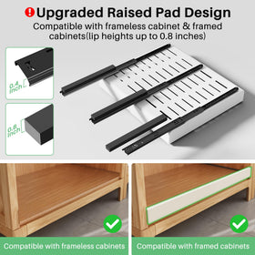 Kitstorack no-drill installation with included screws offers quick setup