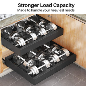 Kitstorack under-sink organization for tidy cleaning supplies