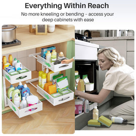 Kitstorack versatile storage for kitchen, pantry, bathroom and more